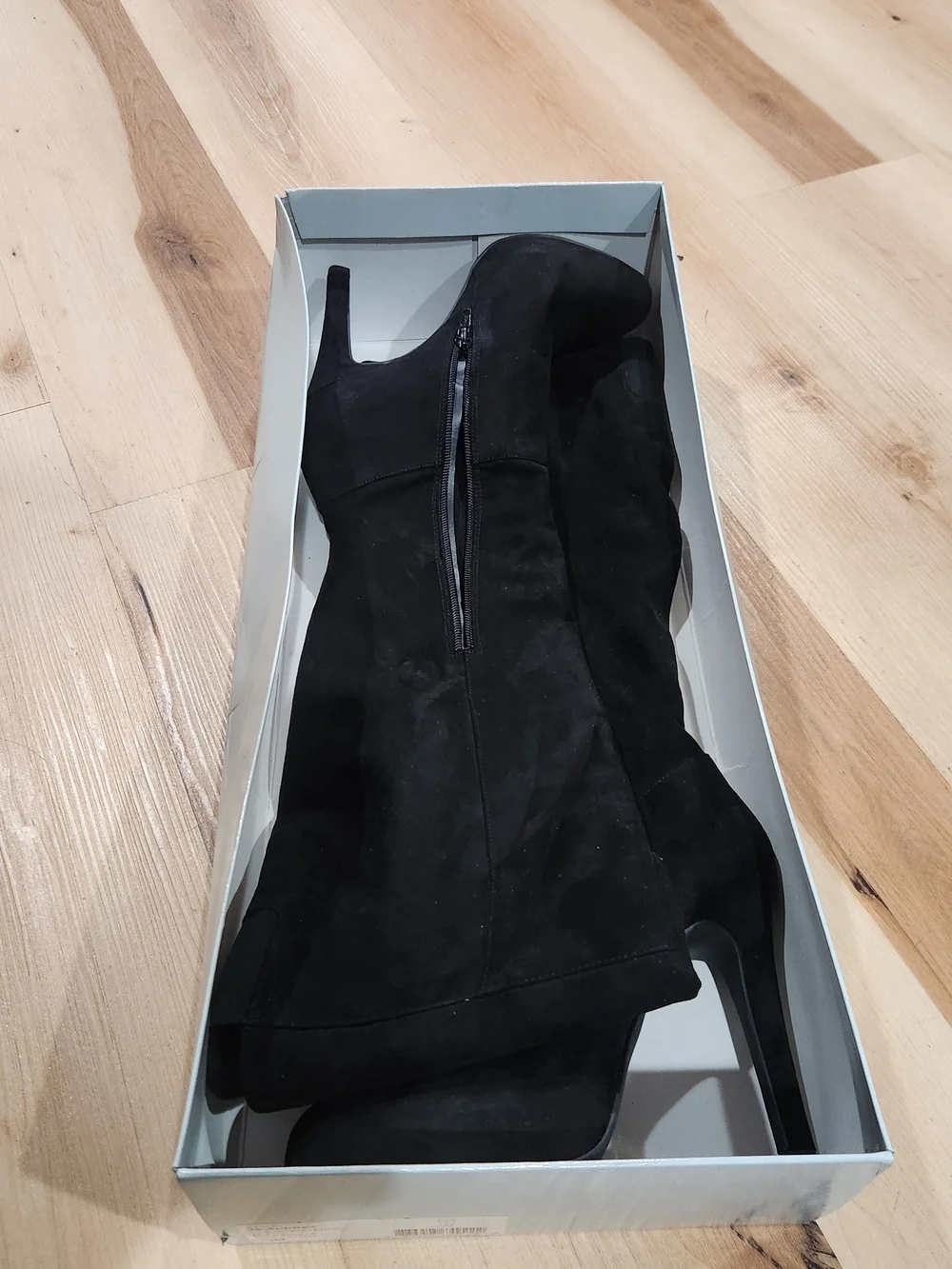 Jessica Simpson Audrey Black Over-the-Knee Stiletto Boots Size 9